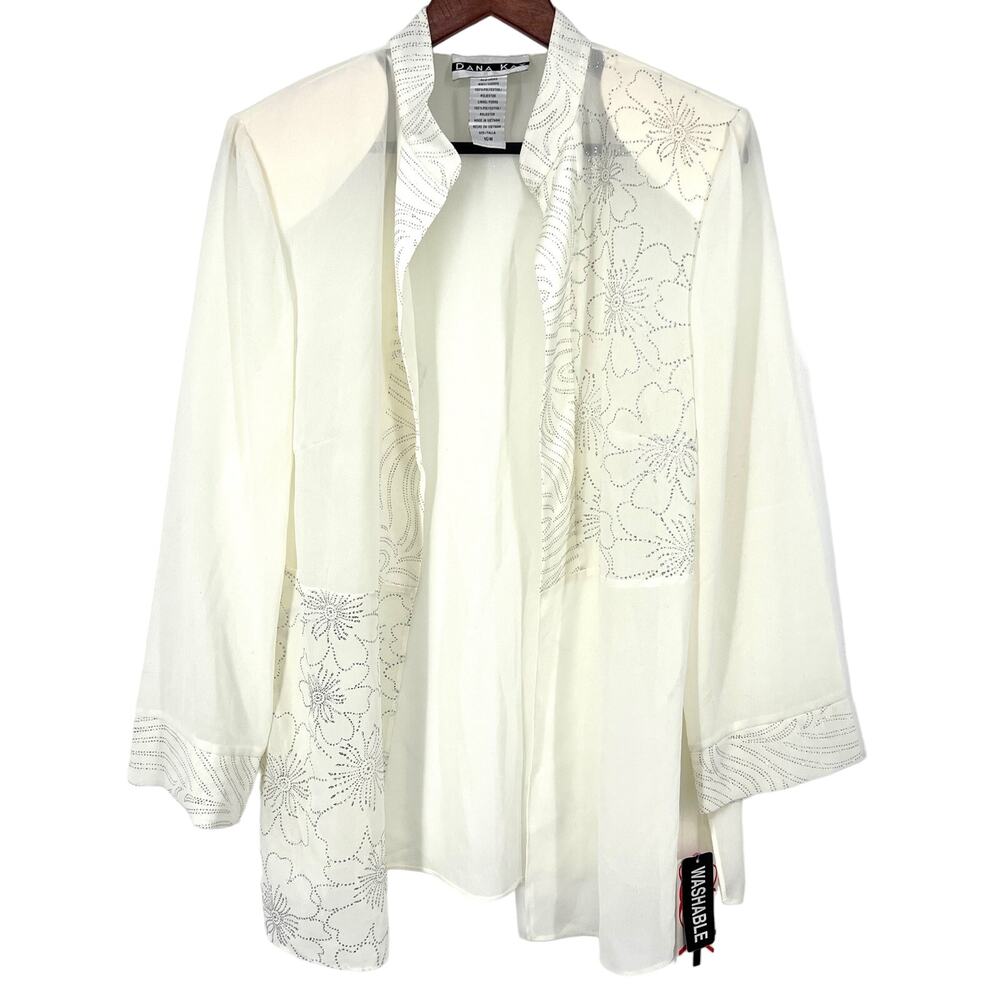 🆕 NWT Dana Kay Size 16W Plus Size Beautiful Blouse Shirt Top Formal
